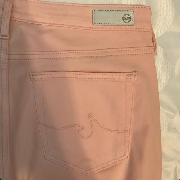 AG Adriano Goldschmied Peach Pink Jeans 28 - Picture 5 of 10